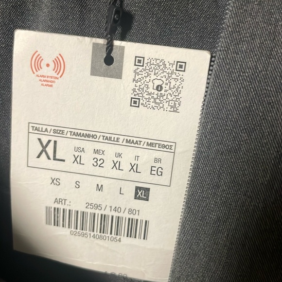 ZARA Fitted Mini Shirt Dress - Picture 6 of 6